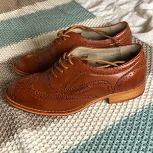 Cognac Oxfords